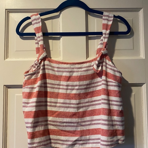 Lovers+Friends: Maybe Monday top in Berry Stripe - Picture 2 of 4